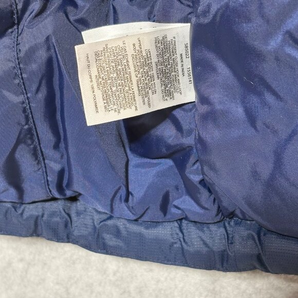 Columbia Boys Jacket Size S (8) Orange Navy Hooded Insulated Winter - Picture 7 of 8